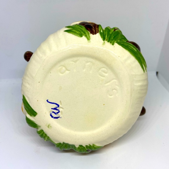 Vintage Arnel’s Mushrooms Cream and Sugar Set Ceramic Mushroom Creamer No Lid - Picture 7 of 14